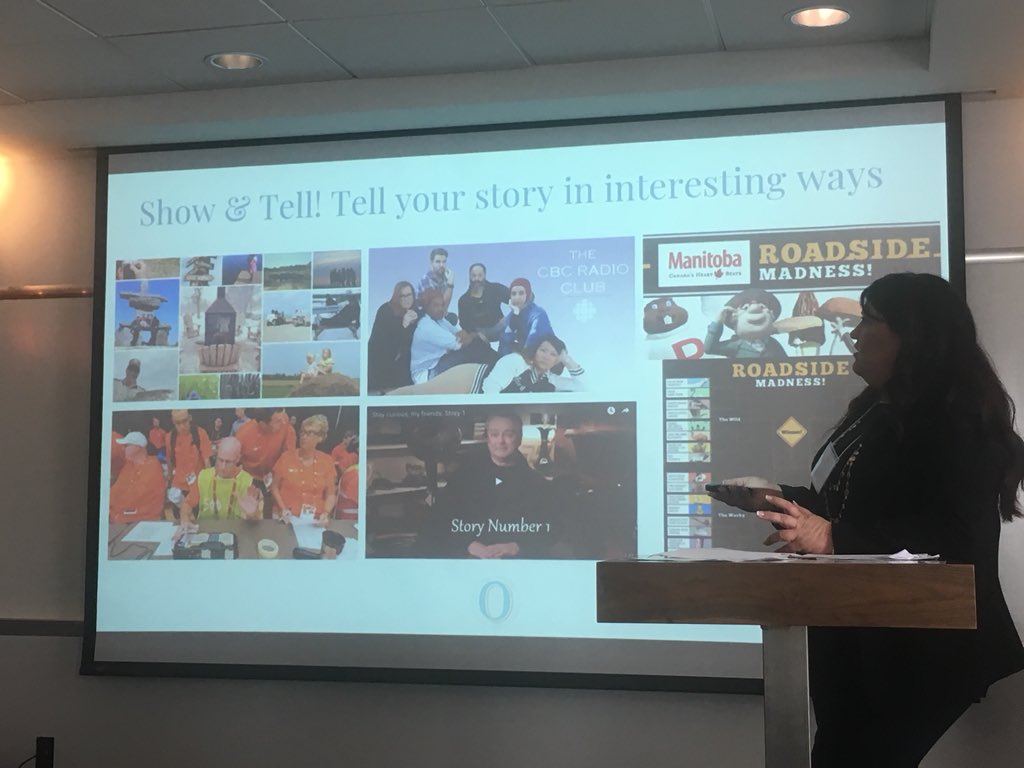 stellmad's tweet photo. Check it out @2017CanadaGames - 12 Reasons Why We Have The Best Volunteers story from the Games being talked about at @IABCManitoba Professional Development Day with a room full of #comms professionals! 👏🏼👏🏼 #InsideOut #iabcMB #volunteers https://t.co/uarUiISPUi
