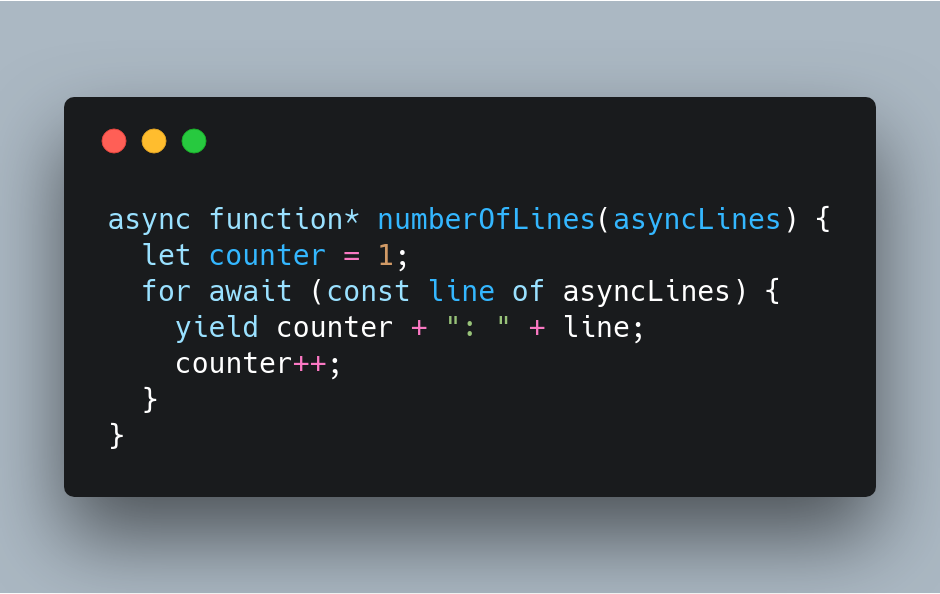 matt_morgis's tweet image. I made a @nodejs thing today, thanks to async iterators in v10. 

Introducing async-stream-generator: pipe your async generators through Node.js streams!

streamify(generator(stream)).pipe(dest);

npmjs.com/package/async-…
