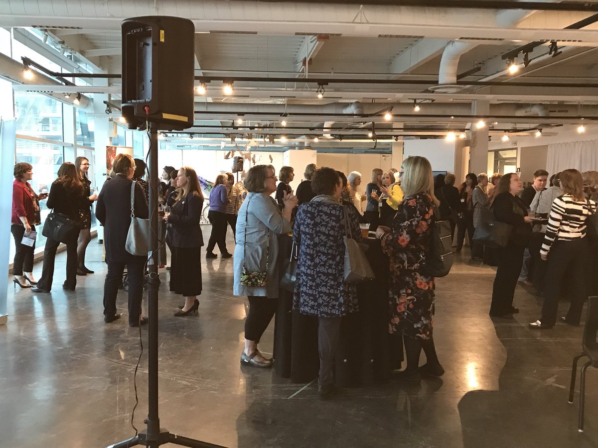 SWAACconference's tweet photo. What a great opening reception last night! Big thanks to @NSCADUniversity, @RCRHospitality, El Jones and Bill Stevenson &amp; Friends! https://t.co/PQijXrW3cm