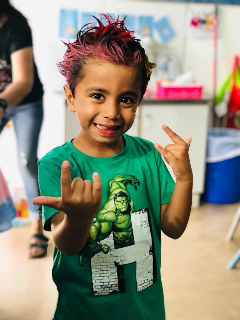 Horizon_FS1's tweet photo. In FS1 we’re crazy but we’re caring too! Crazy Hair Day @HorizonDubaiUAE for a great cause - Christina Noble Children’s Foundation #HorizonCommunity @CNCF_int photos by: enasabouzeid https://t.co/C2yqJql31d