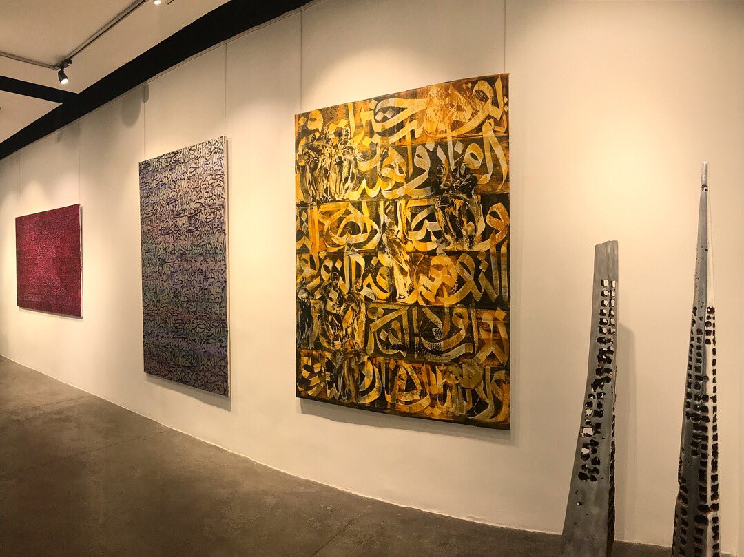 New Collective Show✨ featuring works by great art pioneers: Diaa Azzawi, Hamed Abdalla, Chaouki Chamoun, Alfred Basbous!