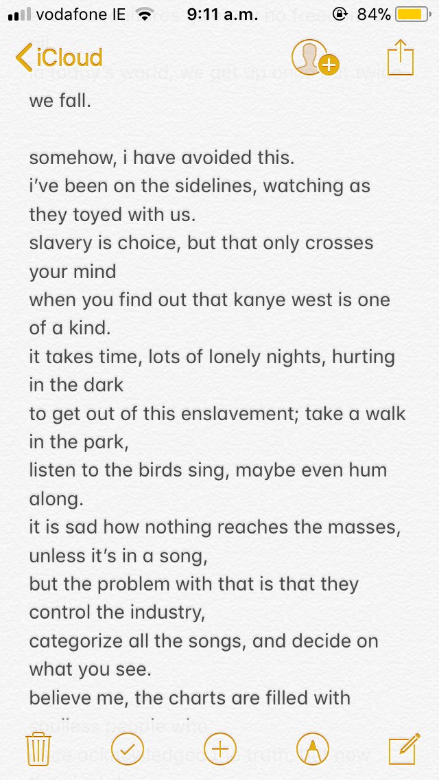 lukakorba's tweet photo. @kanyewest Slavery is choice. https://t.co/pi6ITEV40s