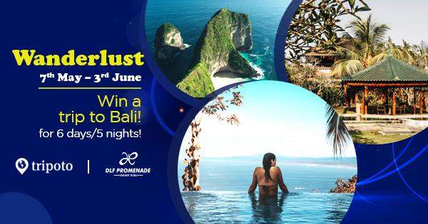 #Wanderlust by #Tripoto #Winatrip to #Bali at #DLFPromenade #VasantKunj #NewDelhi 

bit.ly/2G69lPX

#ShopAndWin #Shopping #SummerHoliday
#InstaShop #Instaevents #InstaLike #InstaDelhi