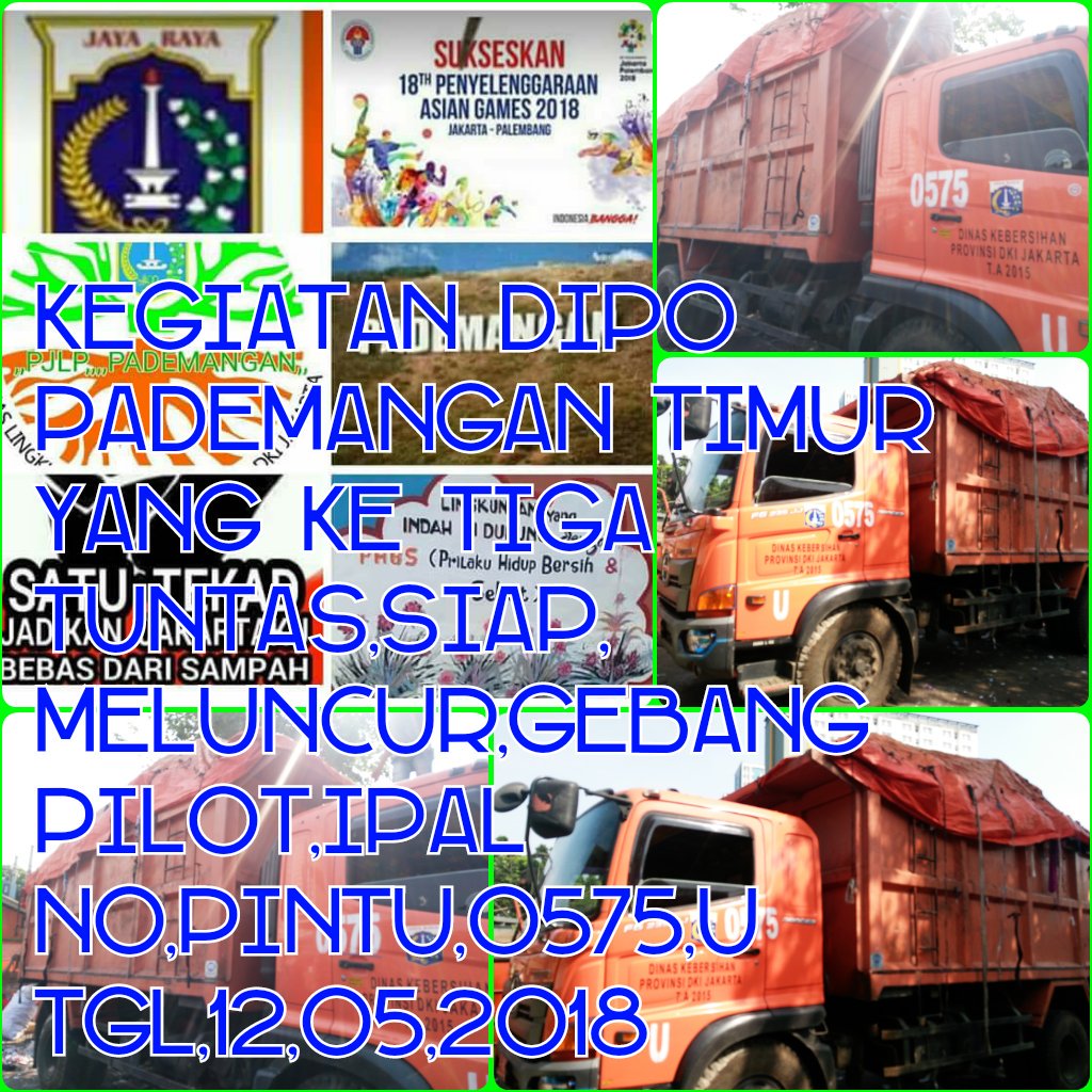 PedihB's tweet photo. Kegiatan dipo timur
#welovejakarta
#welovejakartadlhjakarta
#welovejakartadlhjakartautara
#welovejakartadlhpademangan
#hpsn2018
#hpsnjakartautara 
#hpsnkecamatanpademangan
#tigabulanbebassampah #lesswasteeventpengangkutan
#dlhjakartautara
#dlhpademangan
#bersihbisakok https://t.co/V8ajPMEyvC