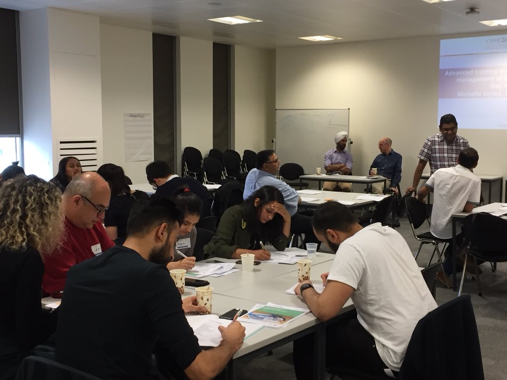 mwbstyles's tweet photo. Already working hard and we haven’t even started! #ATAMUC #Urgentcare  @cppeengland @L__May https://t.co/h0Cwrm5vZd