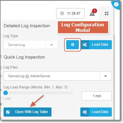 wlsdmcommunity's tweet photo. WLSDM Log Inspector Monitoring;
-Monitoring group by log tyes(Error, Critical, Info, Warning, Emergency, Debug, Trace)
-Customizable date range
-View with log tailer

#Oracle #WebLogic #WLSDM #ServerLog #DomainLog https://t.co/xtJbOMipqO