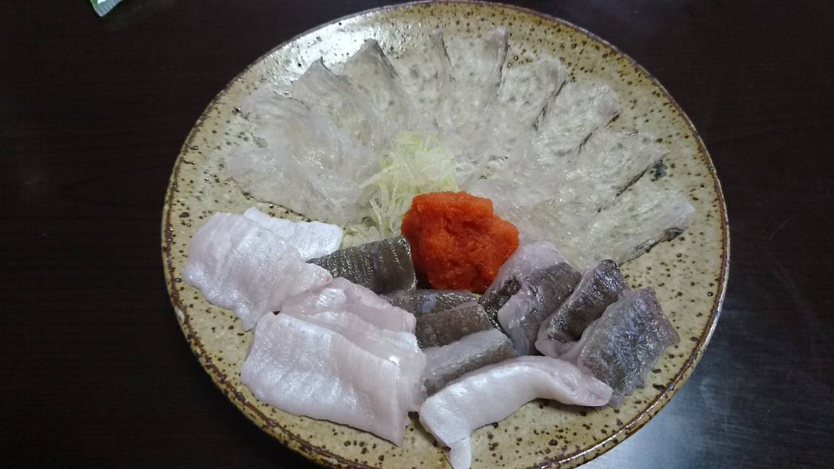 カレイの薄造り カレイの薄造り