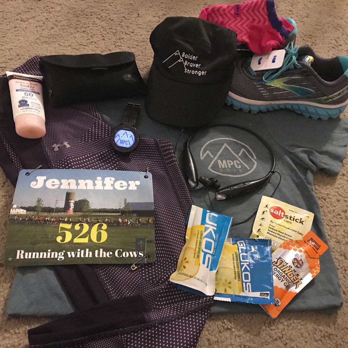 cltcmistress's tweet photo. I’m ready for Running with the Cows! This is the 3rd half-marathon in the Heartland 39.3 race series and the end of my challenge this spring. Now to bed for a bit of sleep before an early run! #runpeakerrun #mypeakchallenge #runningwiththecows #halfmarathon #running #flatrunner https://t.co/2YV8jmMhgo