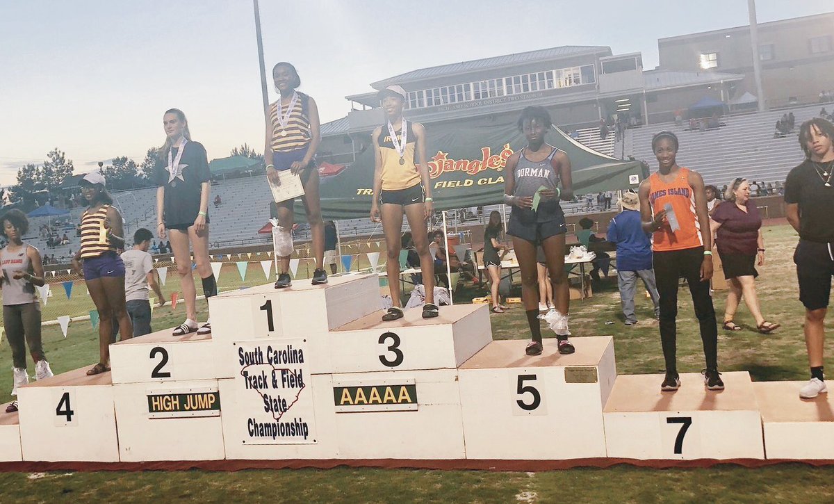 📸Podium finishes for <a href="/NORTHWESTERN_TF/">TROJAN T&F</a> High Jumpers (State Champion and 4th Place) photo by Hillcrest Rams.. #yorkcountytrack