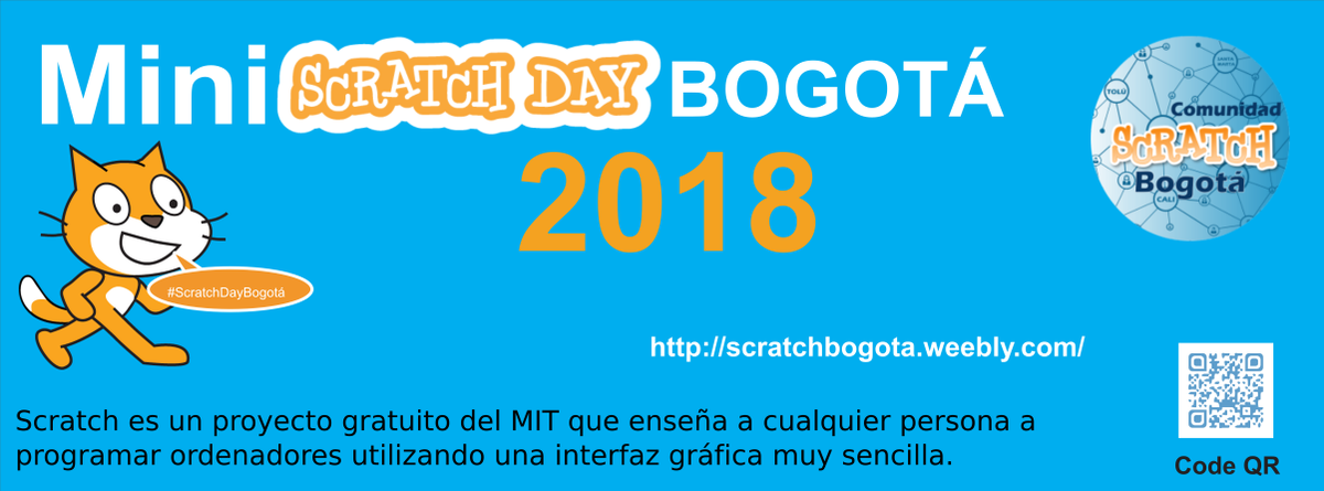 ColombiaScratch's tweet image. No te pierdas mini #ScratchDayBogota 2018 para empezar la comunidad #ScratchEngativa gracias a @ColombiaScratch @ScratchBogota @FunIxmatic @redcolre #programacionparatodos los esperamos @ConsejeriaTIC @AmigoRed2 @jrodriguezk @JSebastianRozo @scratch @ScratchEdTeam