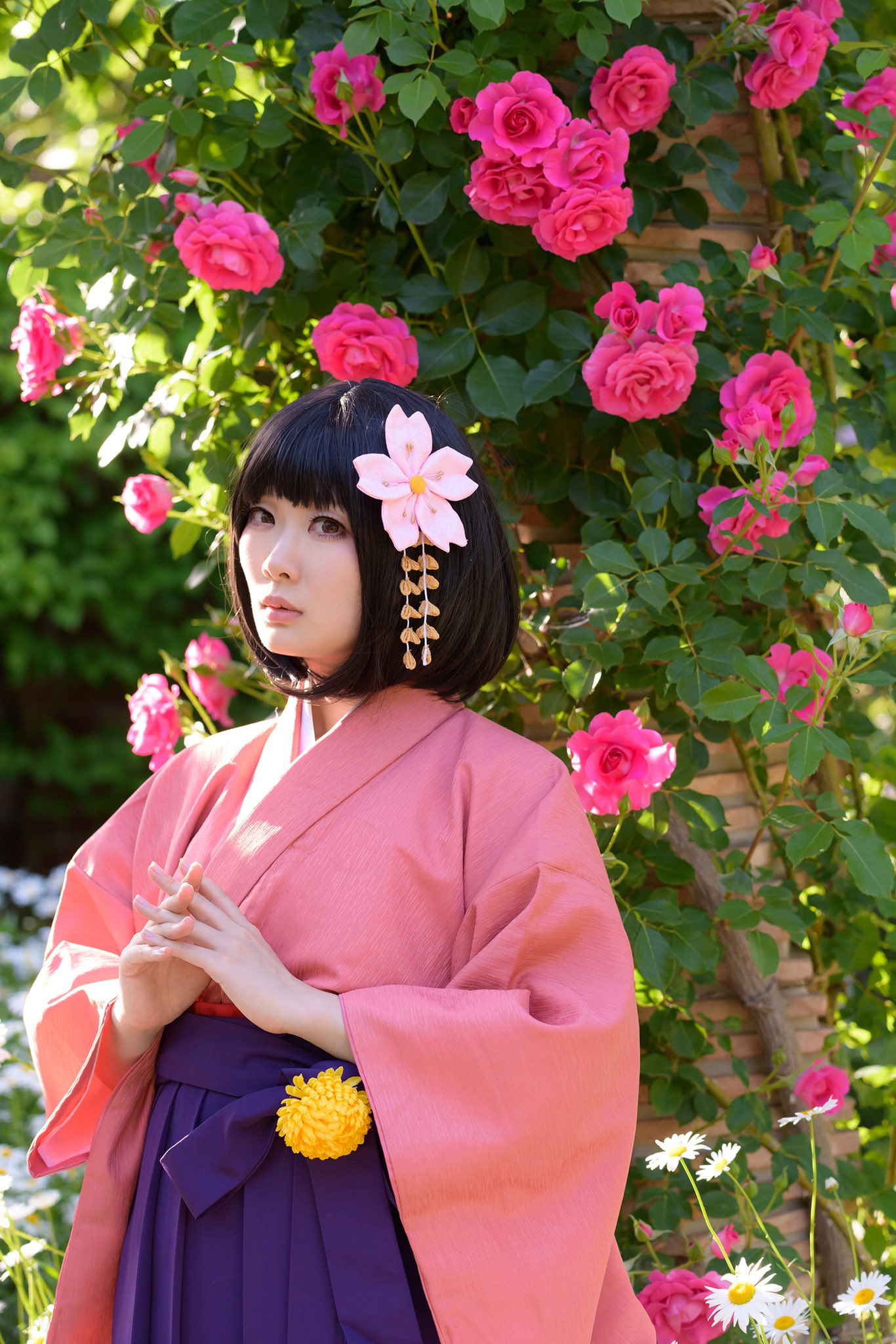 本田桜 コスプレ にょたりあ 衣装+ウィッグ