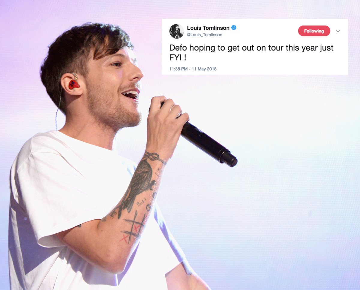 iHeartRadioAU's tweet photo. RT if you're excited for @Louis_Tomlinson's first solo tour! ❤️🎤 https://t.co/GfFYv564t0