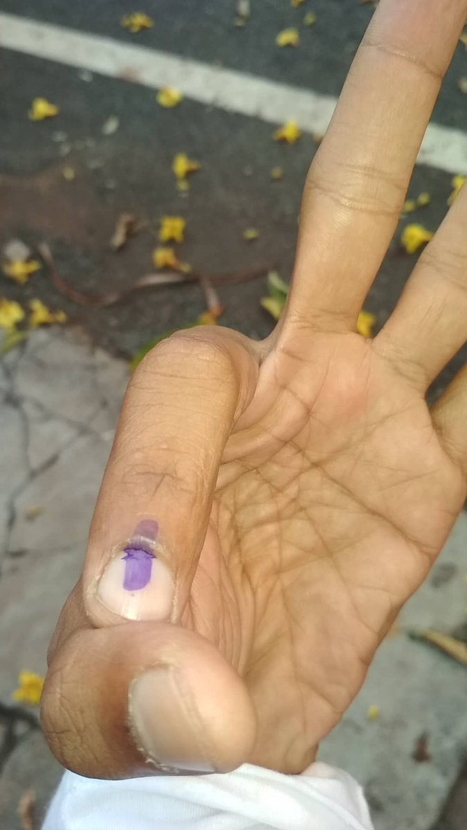 ManishPole's tweet photo. The biggest Democracy in the World! Privileged that we can Vote, billions across the World don't have this basic right!#KarnatakaPolling #assemblyelection https://t.co/0HeHpQiuuH