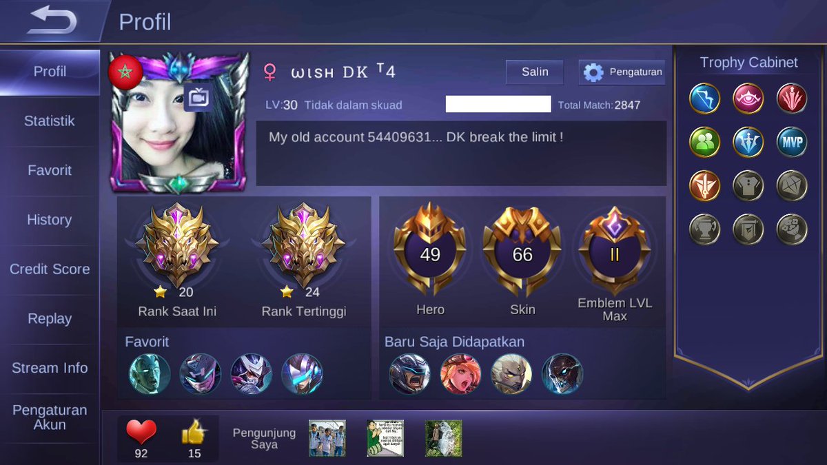 Mobile Legends Sell/Buy