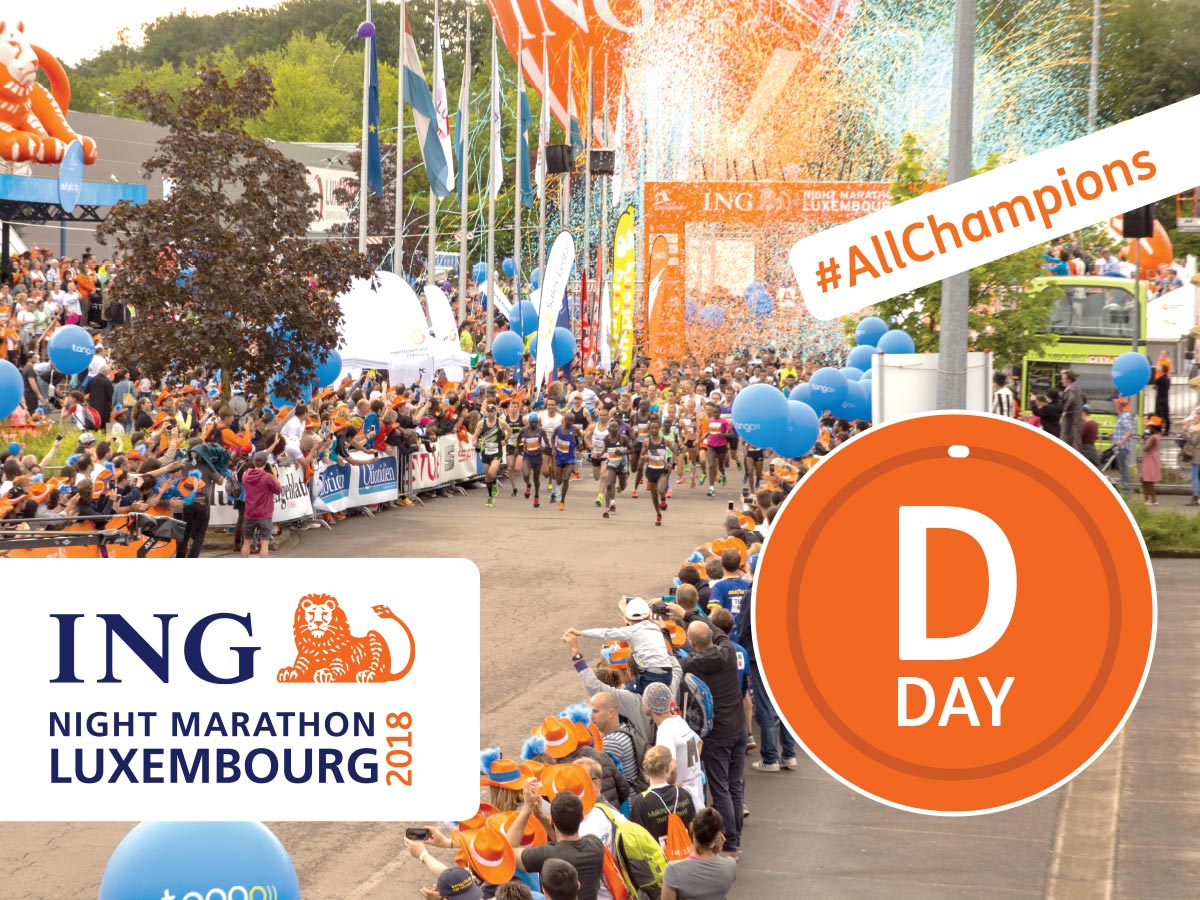 INGLuxembourg's tweet photo. Ready, Steady, Goooo 🎉🏃‍This is it! Just a few hours left 💪💪
#ingmarathon #Allchampions #runners #running #luxembourg https://t.co/jSqz8F3z8j
