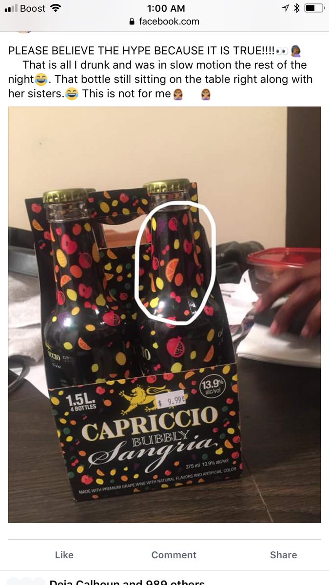 FINEASSINDY1's tweet photo. These two separate people and I had seen a third post. This drink must have some secret shit they don’t include in the ingredients cause this wild asf https://t.co/KvrnSyQ7bt