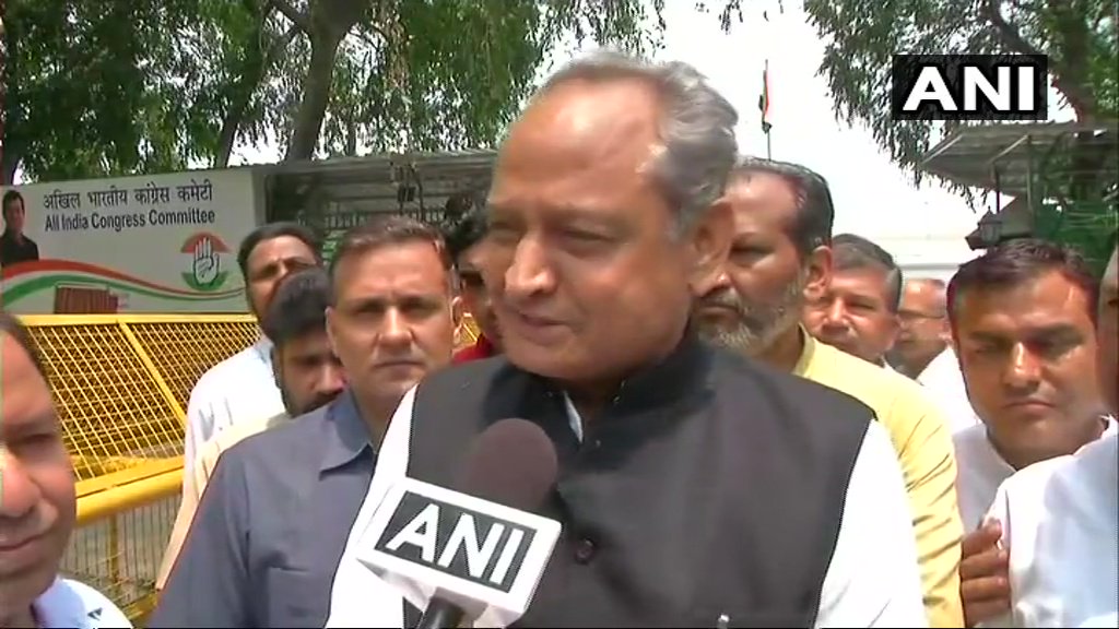 ANI's tweet photo. As there is model code of conduct in Karnataka, PM Modi planned to pray at temples in Nepal instead, just to influence voters.This is not a good trend for democracy.Why did he only choose today as the day?: Ashok Gehlot,Congress #KarnatakaElections2018 https://t.co/Rho0LIFxnt