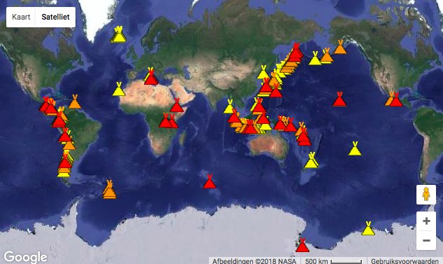 De Geo aardrijkskunde on Twitter: "De vulkaan Marapi op Sumatra is