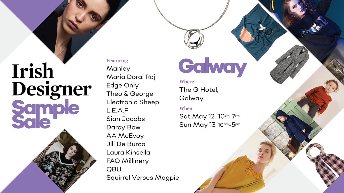 Galway peeps... today from@10am at <a href="/ThegHotel/">The g Hotel & Spa</a> catch 14 amazing Irish designers under one ☝️ roof! #idss