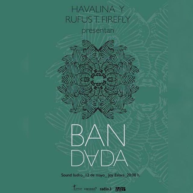 ErnieRecords's tweet photo. Ha llegado el día. A las 20h en @joyeslava1 @havalinamadrid y @_RufusTFirefly_ estrenarán Bandada. ##Bandada #conciertosernie #conciertosenmadrid #soundisidro2018 https://t.co/wgyqscbeXW