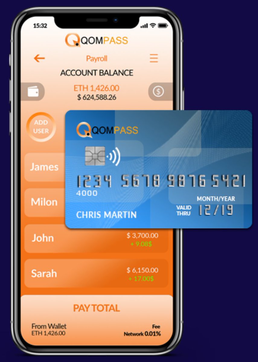 Qompass Financial Markets BlockChain tweet media