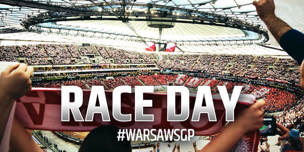 #SGP2018 is here! 😀😀 We're just hours away from the BOLL #WarsawSGP 🇵🇱 Time to get sideways! 🏁