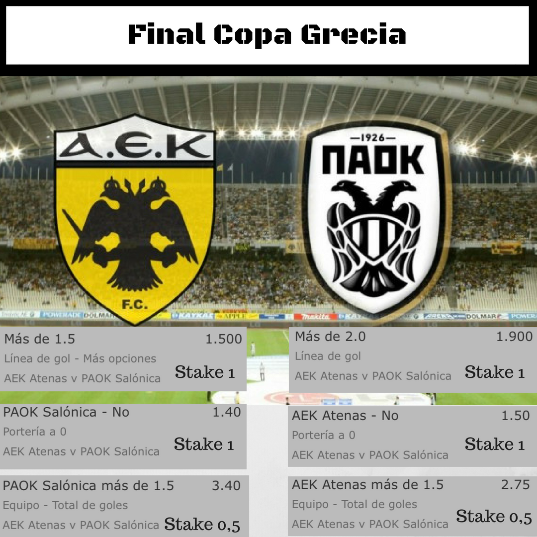 ACGTips's tweet photo. 🚨Final #Grecia
------------------------
👉Awk - Paok
⌚️19:30
🍭Respetar Stake
#verdes #aek #paok #greek #final #copa #cup #football #apuestas #ganar #money #dinero #gratis #gran #apuestadeportiva #sports #f4f #sigueme #follo4folloback #photo #genial #felizfinde #gogo #podemo https://t.co/zJMXNP66eZ