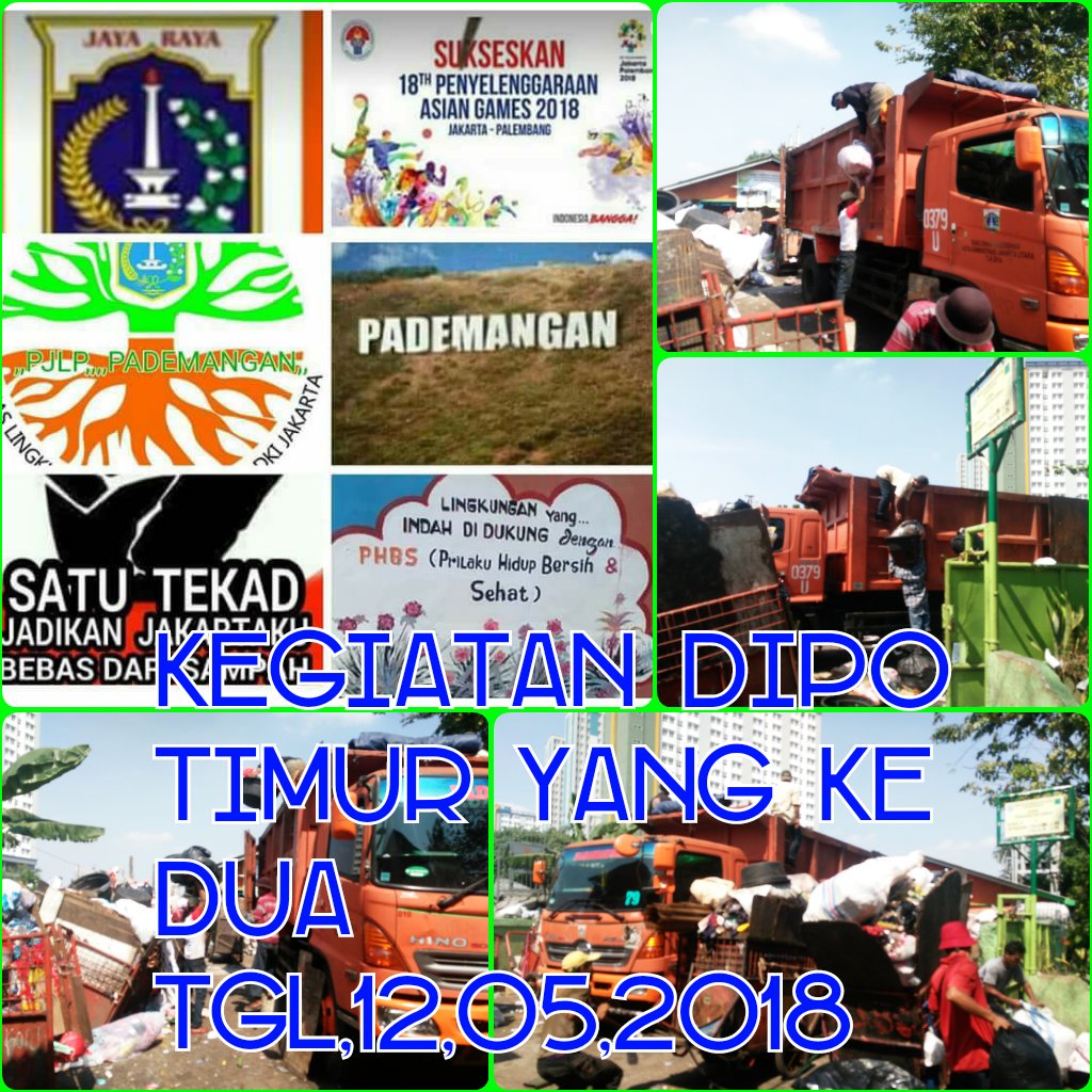 PedihB's tweet photo. Kegiatan dipo timur
#welovejakarta
#welovejakartadlhjakarta
#welovejakartadlhjakartautara
#welovejakartadlhpademangan
#hpsn2018
#hpsnjakartautara 
#hpsnkecamatanpademangan
#tigabulanbebassampah #lesswasteeventpengangkutan
#dlhjakartautara
#dlhpademangan
#bersihbisakok https://t.co/E3ilo45eks