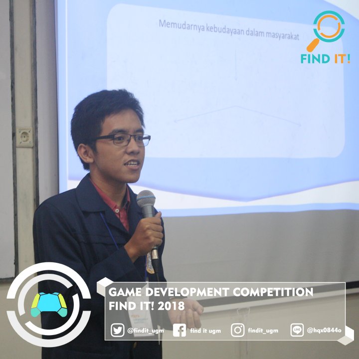 FindIT_UGM's tweet photo. [ LIVE REPORT ]

Hai Finders!
Sedang berlangsung presentasi dari cabang lomba Game Development Competition oleh Tim Siyapp Creative asal Universitas Airlangga di Ruang E3 gedung DTETI lt.2

#FindIT2018
#FindYourInnovation
#FindYourBest
#IMWITHFindIT18
#FINALFindIT18 https://t.co/kGyiWfQKpP