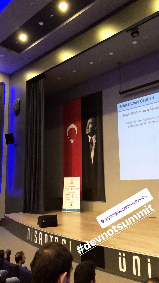bktuys's tweet image. #devnotsummit #nisantasiuniversitesi #cloudplatform