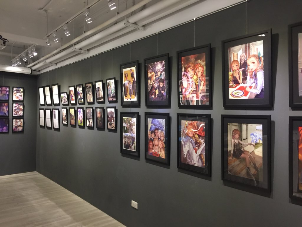 Blaze Wu 村田蓮爾先生在台灣時隔12年的展覽 在vip之夜get到書簽繪 此次村田先生作品量很多 還不停追加 目前已經換到第二檔作品展 看的很開心 村田蓮爾個展