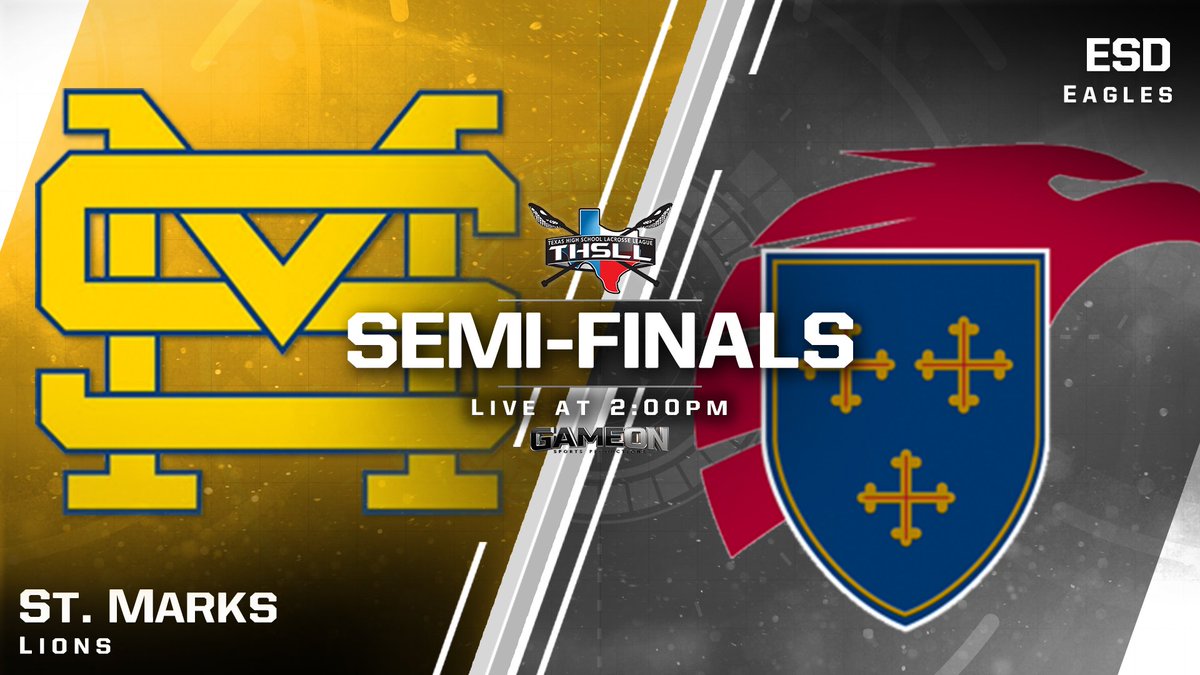 GameOnSportsNet's tweet photo. We have a full day of @texas_lacrosse for you today! D1 and D2 Semi-Finals from beautiful Round Rock get started at 10am on @GameOnSportsPro!

#THSLLMayMadness https://t.co/wPV3UpMao3