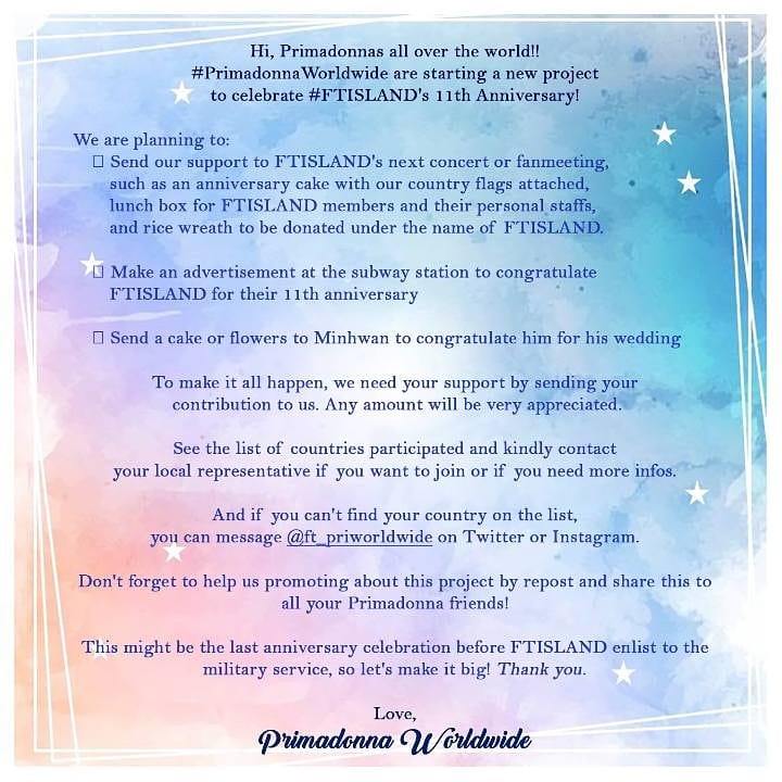 Majcka On Twitter Ftisland Fans Primadonna Only 3 Days Left