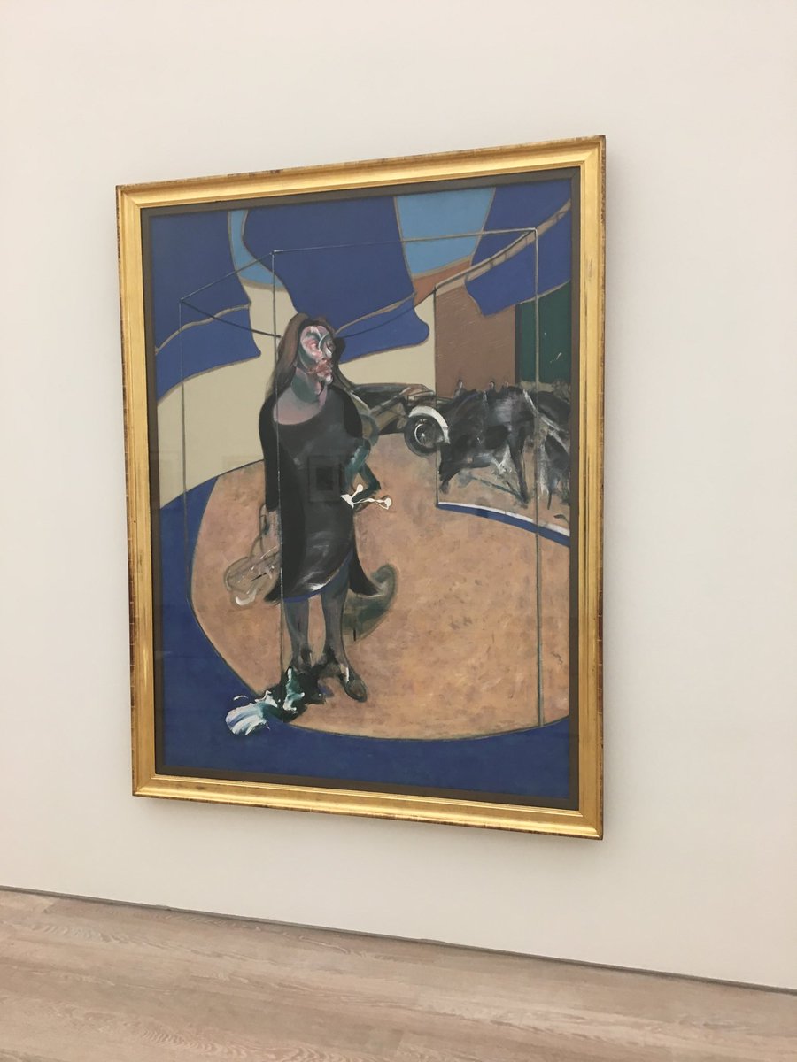 ATriptyque's tweet image. Personnage emblématique, a voir entouré des filiformes de Giacometti (Beyeler) salut d’Enhaut .