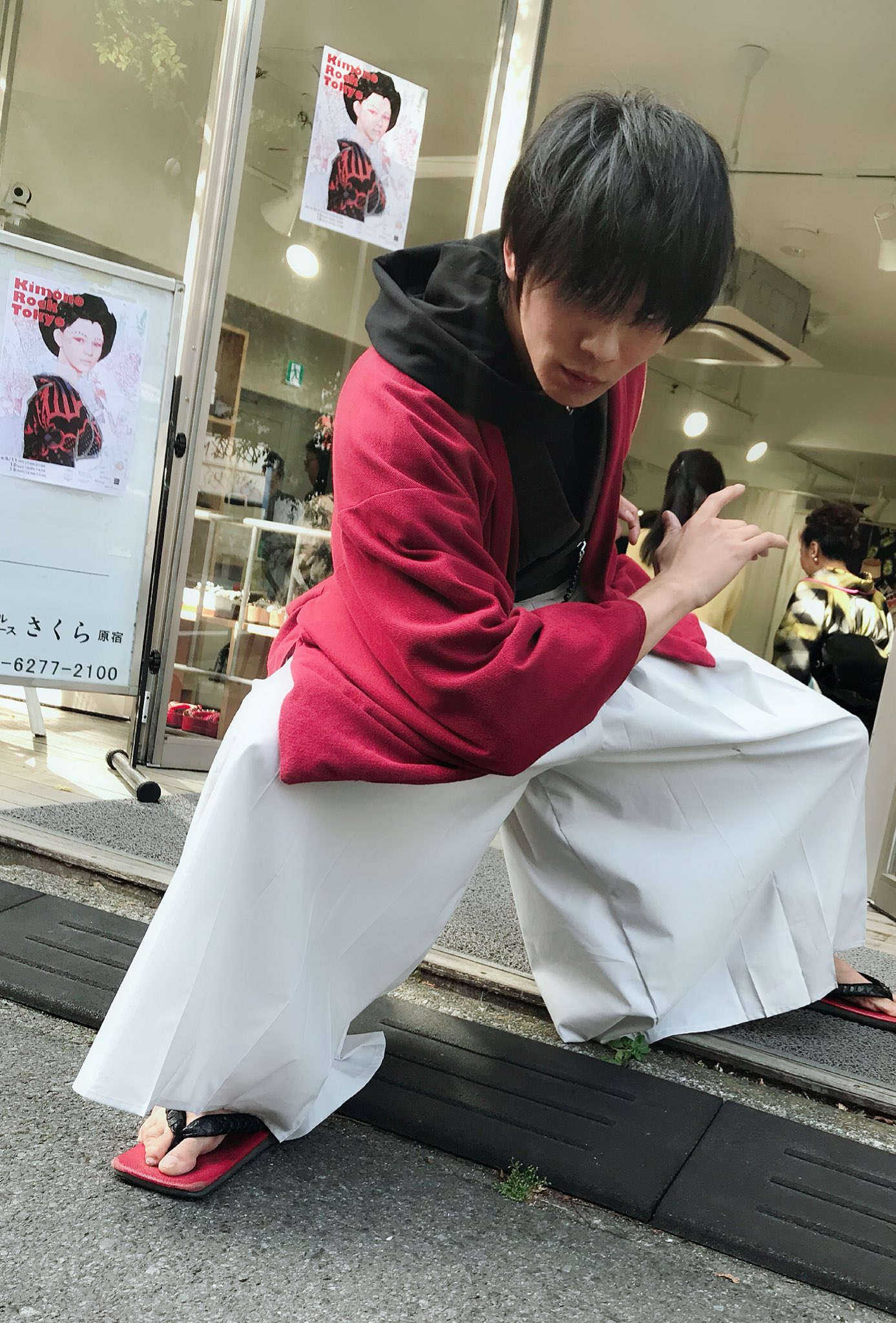 鶴見直斗 和装男士 今日の着物 W 着物男子 和装 Kimono 着物 キモノ 袴男子 和装男士 コスプレではない どう見てもあのキャラ 抜刀 おろろ T Co Ksmtia94eg Twitter