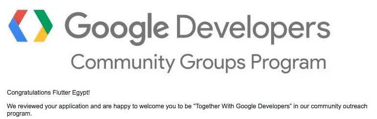 FlutterEgypt's tweet image. I’m happy to announce that Flutter Egypt was accepted as the first @flutterio  community in “Together With Google Developers” program 

#Flutter 
#FlutterEgypt