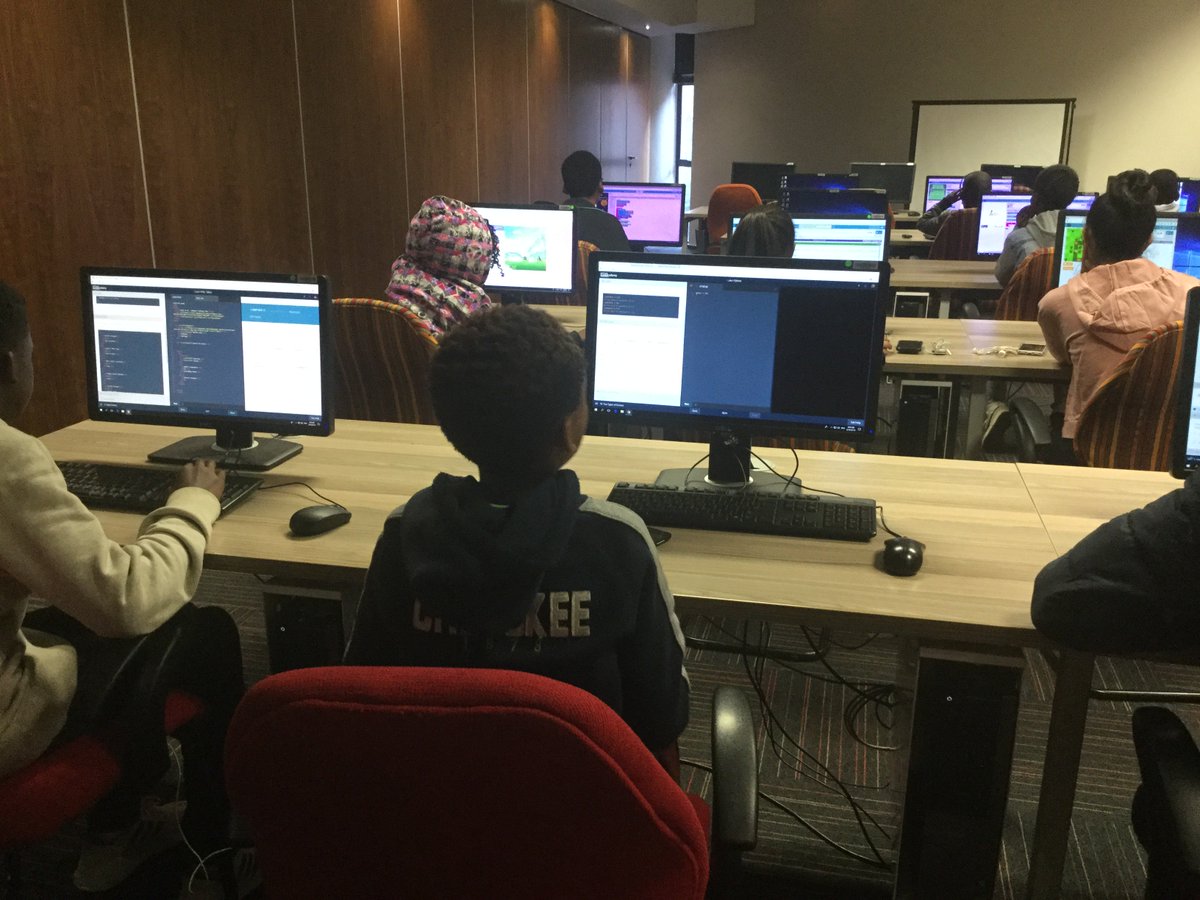 africateengeeks's tweet photo. Some of our bright stars have started learning Python today. #Africateengeeks #Inspirekidstocode #RaisingAspirations https://t.co/FJtTSfZvjU