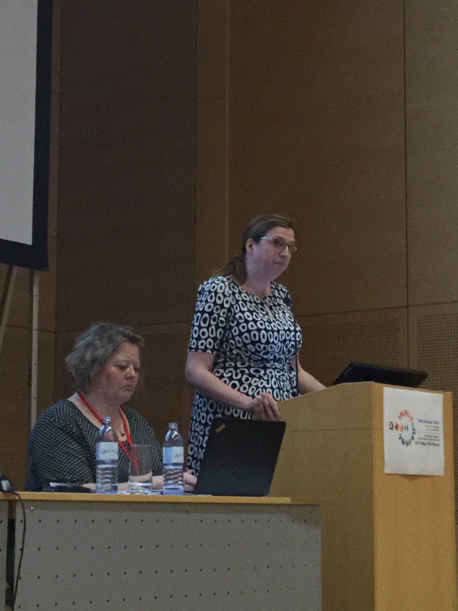 podeuropa's tweet photo. At #ECRDVienna, Eggar of #EuropeanDisabilityForum and Jensen of Rare Diseases Denmark kick off Saturday’s discussion of #QualityofLife for #Patients with #rare diseases @eurordis https://t.co/MfAnGRc4l0