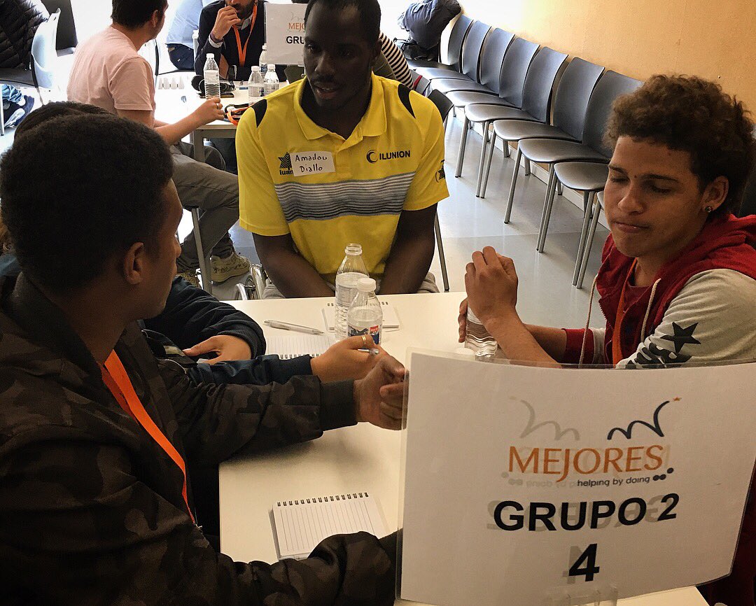 helpingbydoing's tweet photo. Hoy @cd_Ilunion ganando el mejor de sus partidos! #MuestraMejores Inspirando a jóvenes más desfavorecidos. Hoy es un día para crear historias de futuro nuevas. Gracias a @fundacionceu @Rastreator @Cofares #ProyectoMejores #valorcompartido #@foretica https://t.co/svdC9HL3k9