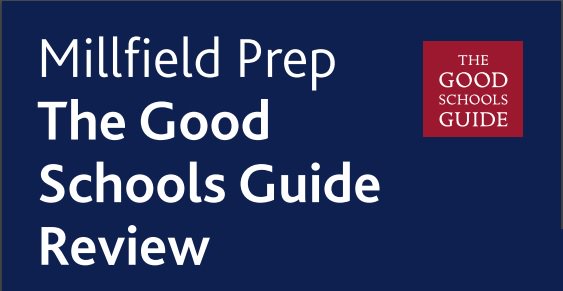 MillfieldPrep's tweet photo. "It would be hard to find a child who would not enjoy @MillfieldPrep…”

That’s what our @GoodSchoolsUK review says!

Read our @GoodSchoolsUK review here: https://t.co/C4cqZ2UNP8 https://t.co/oHRPwKSJQf