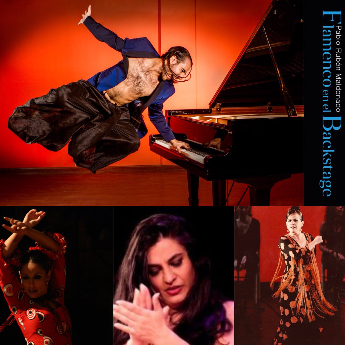 FEEBackstage's tweet photo. #Sábado 12 en #FlamencoEnElBackstage comparto emociones con tres artistazas.  #NataliaMartínez, bailaora de Rafael Amargo. #FelisaDelaCruz, bailaora de Carmen Cortés. #IsabelSoto, ha sido cantaora del Ballet Nacional de España. Todo un lujo. Fotos. https://t.co/eaTTGg0uYj https://t.co/rMsgqEjClL