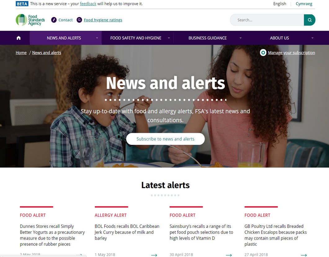 foodgov's tweet image. Head of Information Management @drsiant is speaking at @gdsteam #Sprint18 event about making our #allergen #referencedata a #GDSRegister and how this supports our #alertsservice