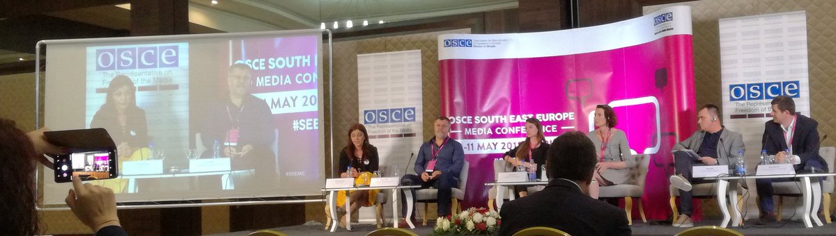 Female journalists that were critical towards the previous government were subject of agressive smear campaigns and there was no proper reaction by the institutions 
#StopOfInpunity
<a href="/MeriJordanovska/">MeriJordanovska</a> #seemc