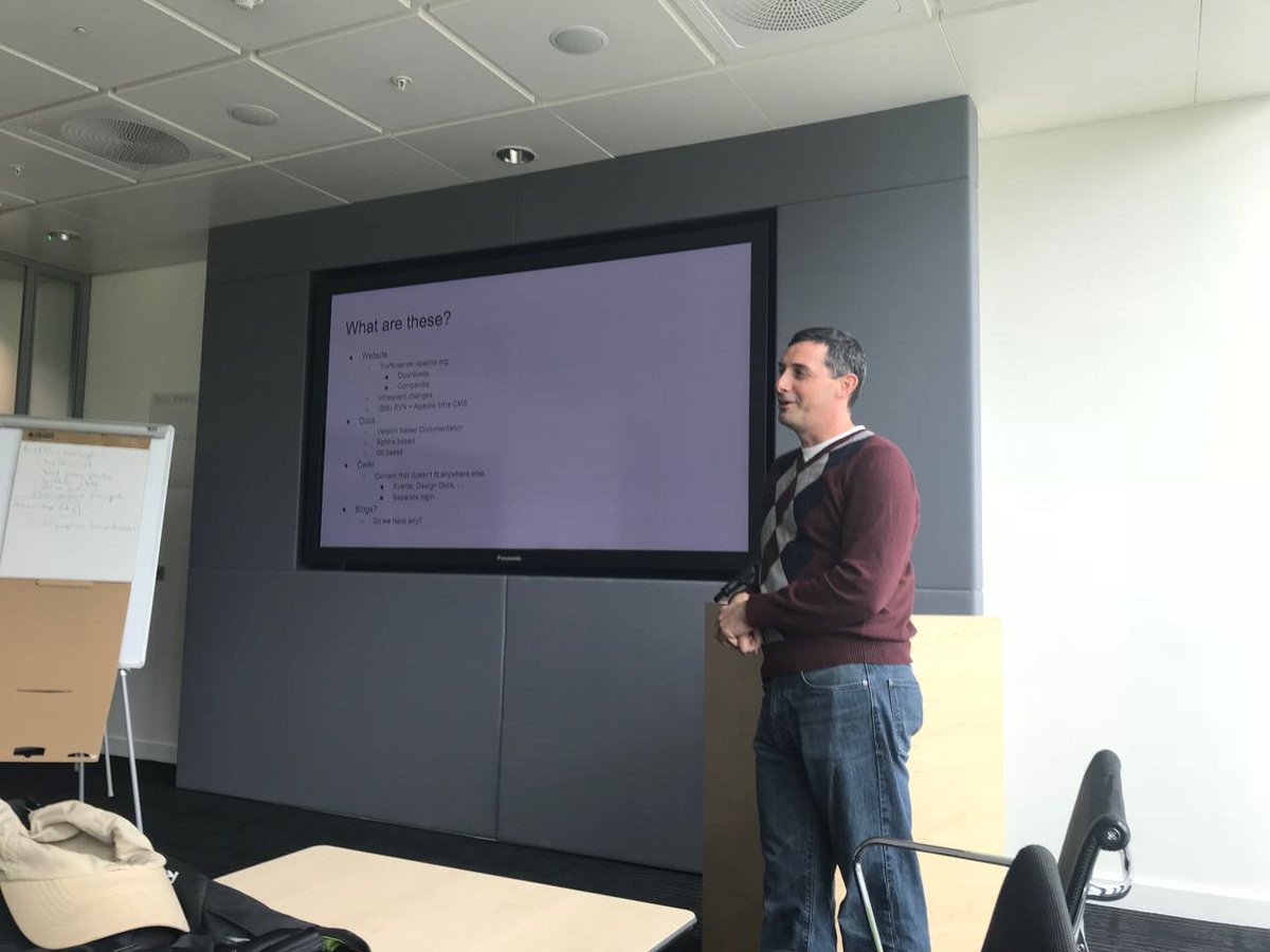trafficserver's tweet image. Miles talking at the ATS Spring 2018 Summit in Cork Ireland @TheASF