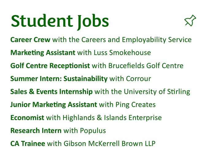 Part time jobs in stirling