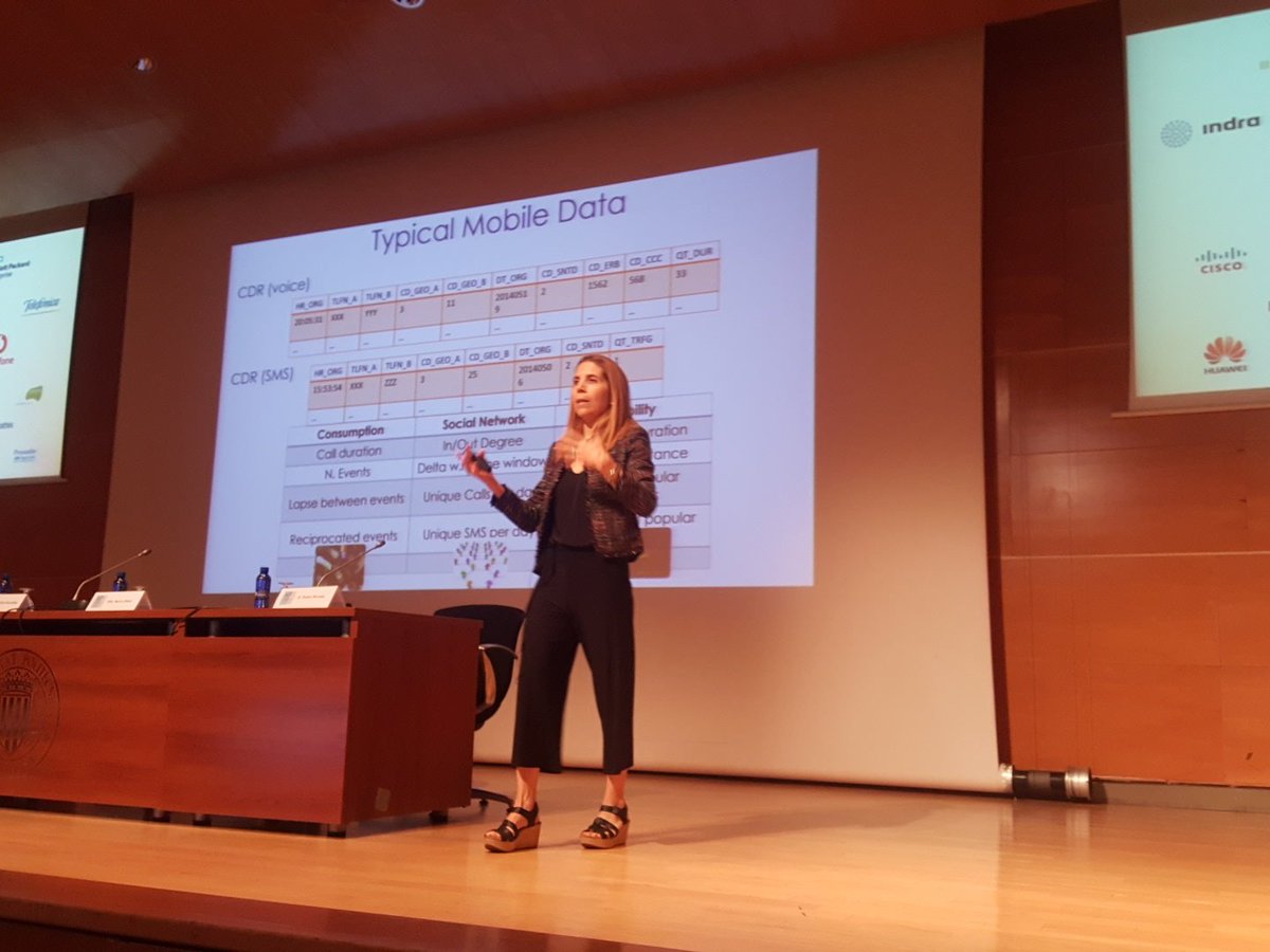 cpalau_UPV's tweet photo. A pleasure to attend to @nuriaoliver wonderful  keynote about Big Data at #NTV2018 #IoT #interoperability #BigData https://t.co/pRi6eJaUj9