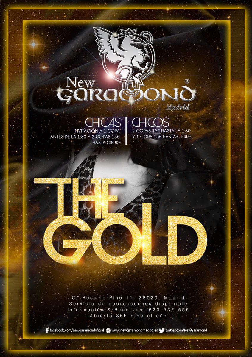 Garamond_VIP's tweet photo. Este finde super party en new_garamond1 #ambientazo ✔Listas Vip ✔reservados contacta ★-630880984-★ Whatsapp/llamada😊 #newgaramond #vip https://t.co/8NXE6VgTfA