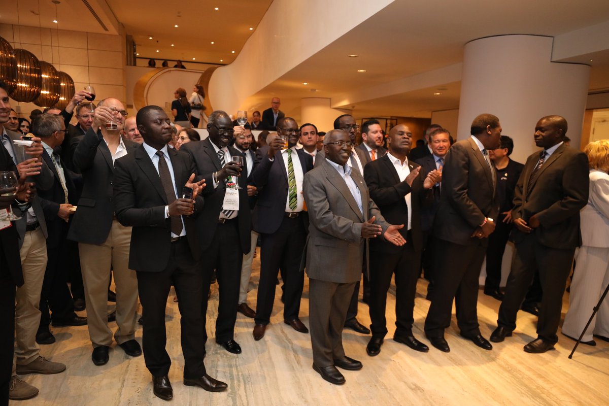MASHAVisrael's tweet photo. Head of MASHAV Ambassador @GilHaskel hosted a gala reception for high-level country delegations taking part at #Agritech2018 on the occasion of MASHAV’s 60th anniversary #mashav60 https://t.co/GsfSGs5cDM