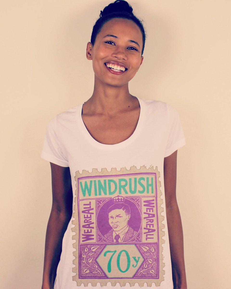 AllWindrush's tweet image. Campaign T-Shirts available now! All profits go to the #Windrush Justice Fund @ppvernon 
weareallwindrush.teemill.com