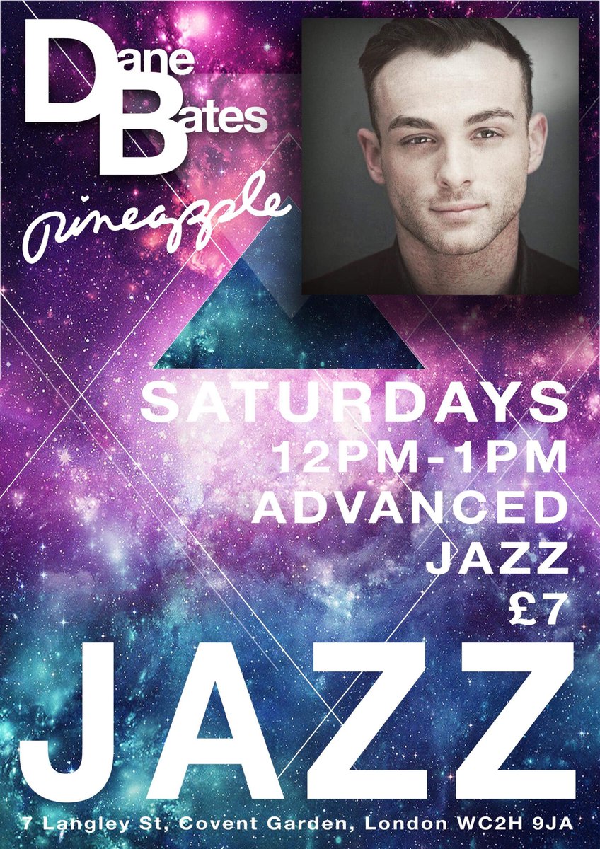 Countdown to Saturday 12-1pm
@BatesDane Jazz | Adv
**New Class**
Link: 🍍🍍
https://www.pineapple.uk.com/dane-new-class